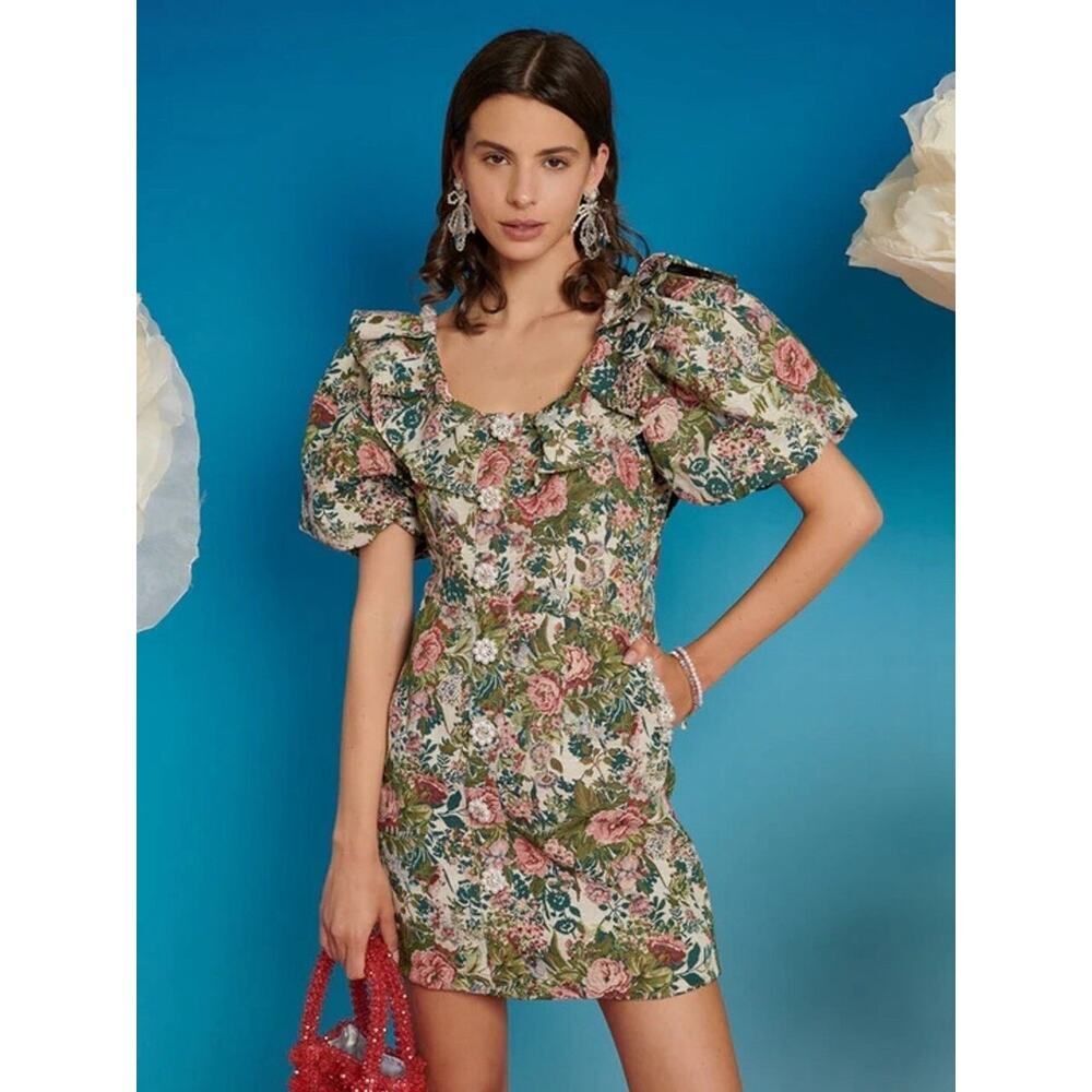 Sister Jane LUNAR GARDEN TAPESTRY MINI DRESS XS (2)